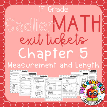 Preview of Exit Tickets - 1st Grade Sadlier Math Chapter 5