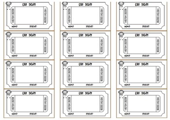 Exit Tickets by Miss Nikki Duong | TPT