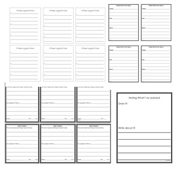 Exit Tickets - All My Exit Tickets by Higher Expectations | TPT