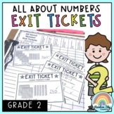 Math Exit Tickets - Math Exit Slips - Math Assessment - Nu