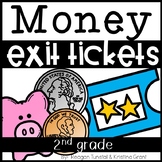 Exit Tickets Money for Second Grade