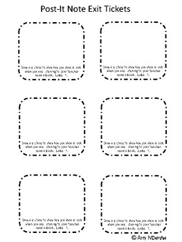 Exit Tickets for Assessing Reading, Comprehension, and Decoding Strategies