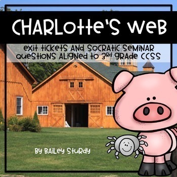Preview of Exit Tickets for Charlottes Web