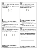 Exit Tickets for Go Math Chapter 6 Add/Subtract Fractions 