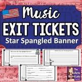 Music Exit Tickets STAR-SPANGLED BANNER
