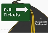 Exit Tickets for Professional Development | PD Evaluation 