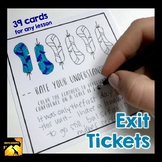 Exit Tickets for any Lesson