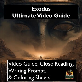 Preview of Exodus: Gods and Kings Movie Guide: Worksheets, Reading, Coloring, and More!