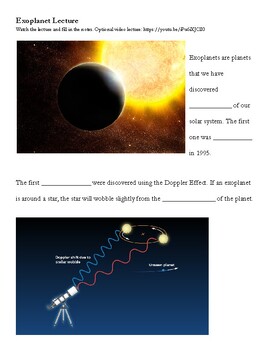 Preview of Exoplanet Lecture