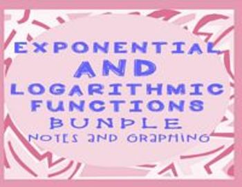 Preview of Exponential and Logarithmic Functions Huge Bundle