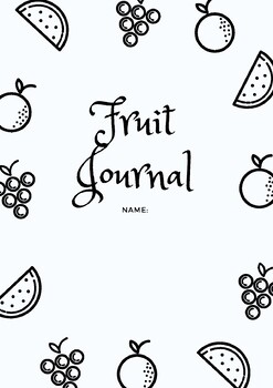 Preview of Exotic Fruit Journal