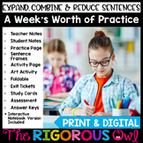 Expand Combine Reduce Sentences Lesson, Practice and Asses