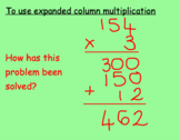 Expanded Column Multiplication - Notebook