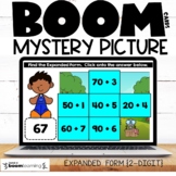 Expanded Form 2 Digit Mystery Picture Boom Cards™