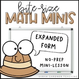 Expanded Form | 2-Digit Numbers | Place Value | Math Mini-