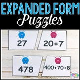 Expanded Form Center | Early Finishers Activities
