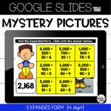 Expanded Form {4 digit} Google Slides™ Mystery Pictures