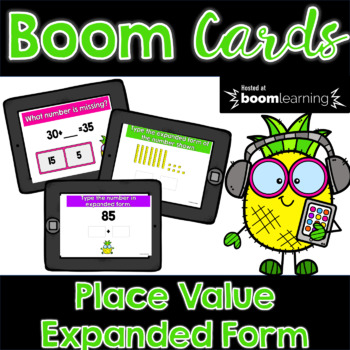 Preview of Expanded Form BOOM Cards