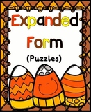 Halloween Expanded Form Activities | Fall Math Standard Fo