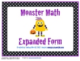 Expanded Form- Math Monsters
