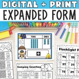 Expanded Form Place Value Digital Google Seesaw