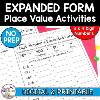 Preview of Expanded Form Practice - 2.NBT.3