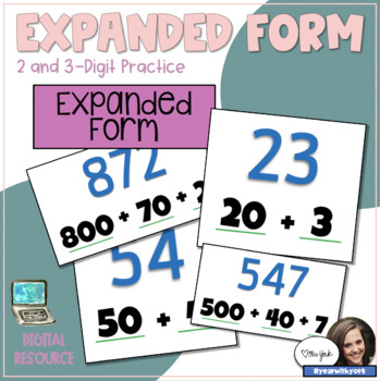 Preview of Expanded Form Practice