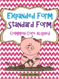 Expanded Form Standard Form Math Stations Common Core Aligned