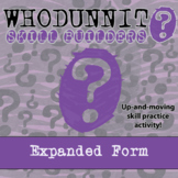 Expanded Form Whodunnit Activity - Printable & Digital Gam