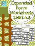 Expanded Form Worksheets 