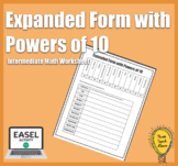 Expanded Form with Powers of 10