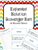 Expanded Notation Scavenger Hunt