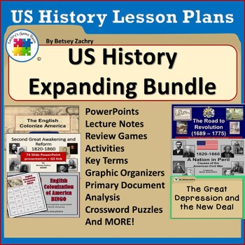 Preview of U S History Expanding Bundle