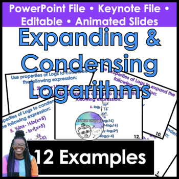 expand condense logarithms kuta software