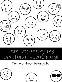 Preview of Expanding Emotional Vocabulary Workbook
