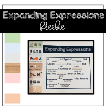Preview of Expanding Expressions Visual (FREEBIE!)
