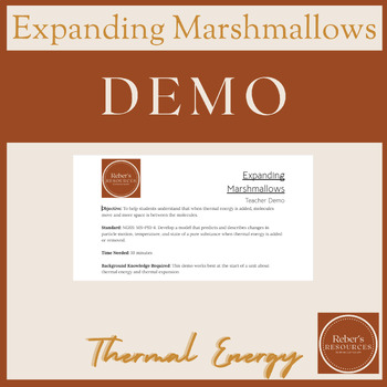 Preview of Expanding Marshmallows Demo