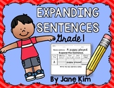Expanding Sentences Grade 1