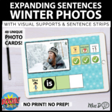 Expanding Sentences WH Questions Visual Supports: Winter E