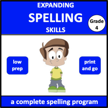 Preview of Expanding Spelling Skills: Grade 4 - complete spelling program