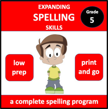 Preview of Expanding Spelling Skills: Grade 5 - a complete spelling program