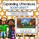 Expanding Utterances BOOM Cards - FALL Themed 