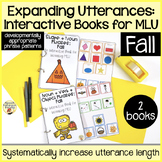 Expanding Utterances: Interactive Books to Increase MLU - Fall