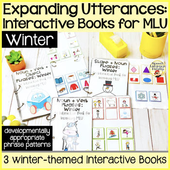Preview of Expanding Utterances Nouns Verbs Adjective Interactive Books Increase MLU Winter