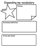 Expanding Vocabulary Worksheet