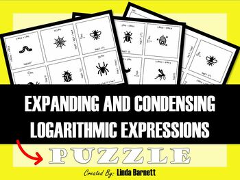 Preview of Expanding and Condensing Logarithms Puzzle