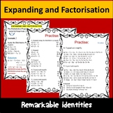 Expanding and Factorisation