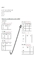 Expanding brackets using grid method worksheet