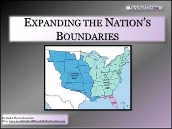 Preview of Expanding the Nation's Boundaries Differentiated Instruction PowerPoint