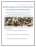 Expanionism and the American-Indian Wars- Webquest and Vid